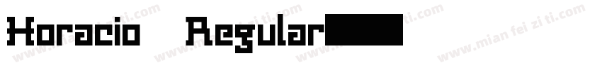 Horacio Regular字体转换